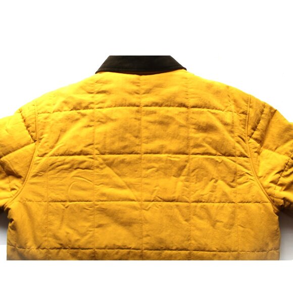 Patagonia Isthmus Quilted Shirt Jacket / Large / Buckwheat Gold Fleece Lined - Picture 10 of 13